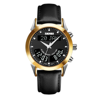 gold-black-leather