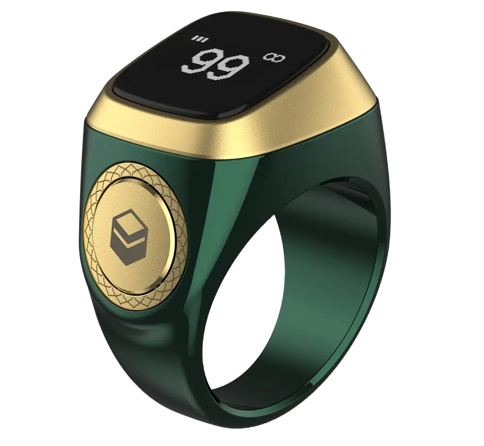 Azan Rind Smart Zikr Ring - Digital Tasbeeh Counter for Dhikr | Alhambra Ring ...
